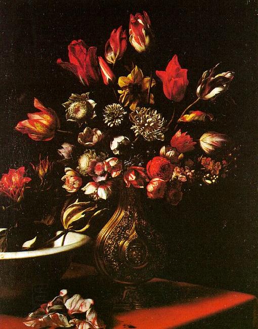 Carlo  Dolci Vase of Flowers oil painting picture